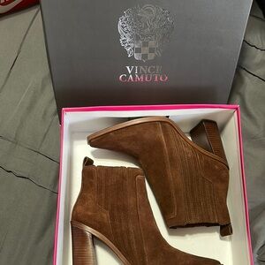 Vince Camuto Brown Ankle Boots for Women